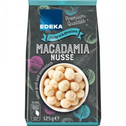 EDEKA Macadamias geröstet gesalzen 125g