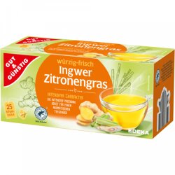 Gut & Günstig Ingwer Zitronengras 25x1,75g