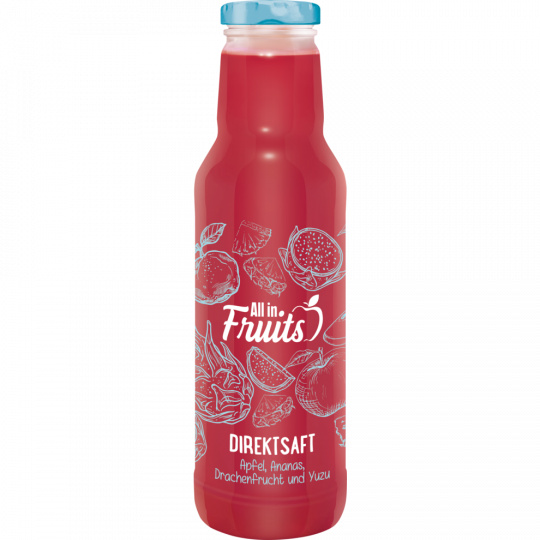 All in Fruits Direktsaft Pink 0,75l
