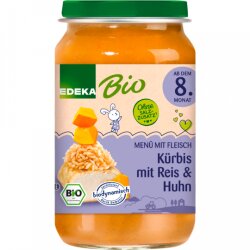 Bio EDEKA Kürbis Reis & Huhn 220g