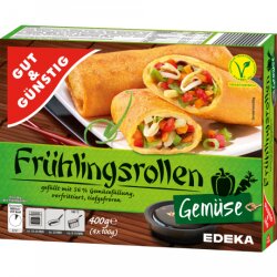 Gut & Günstig Frühlingsrollen Gemüse 400g