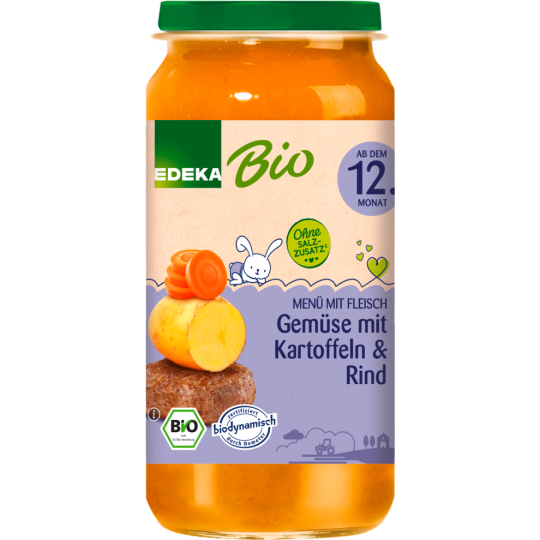Bio EDEKA Gemüse Kartoffel & Rindfleisch 250g
