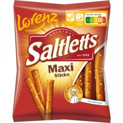 Saltletts Maxi Sticks 125g
