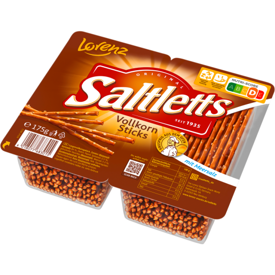 Saltletts Sticks Vollkorn 175g
