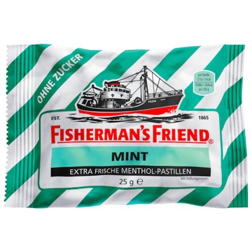 Fishermans Mint ohne Zucker 25g