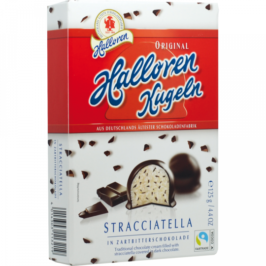 Halloren Kugeln Stracciatella 125g