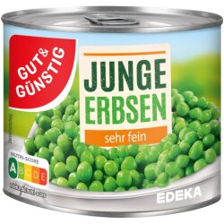 Gut & Günstig Junge Erbsen Sehr Fein 400g