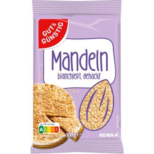 Gut & Günstig Mandeln gehackt 100g