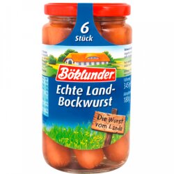 Böklunder Land-Bockwurst 6ST 345g