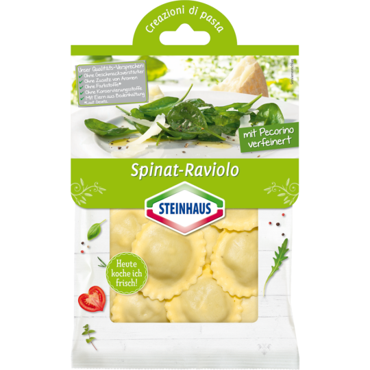 Steinhaus Creation Pasta Spinat 200g