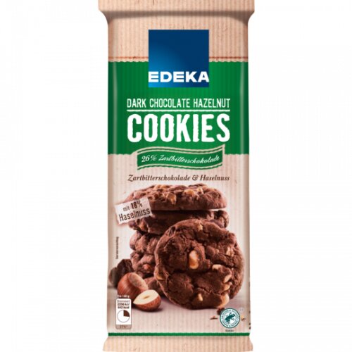 EDEKA Cookies Dark Chocolate&Hazelnut 200g