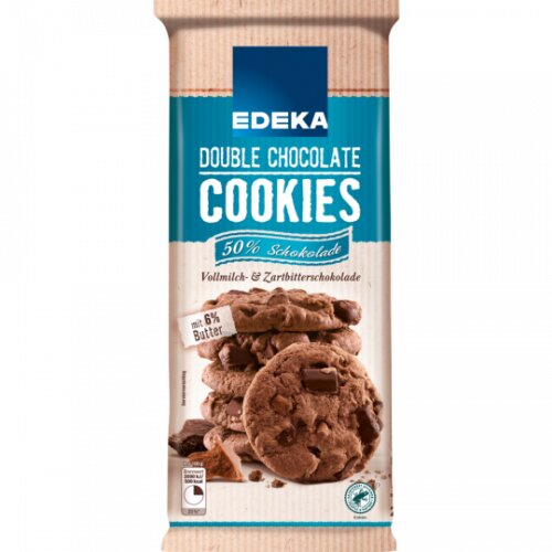 EDEKA Cookies Double Chocolate 200g