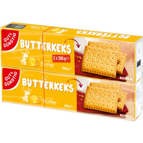 Gut & Günstig Butterkeks 400g, 2,09