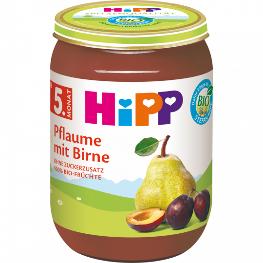 Bio Hipp Pflaume Birne 190g