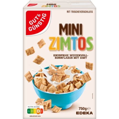 Gut & Günstig Mini Zimtos 2x375g