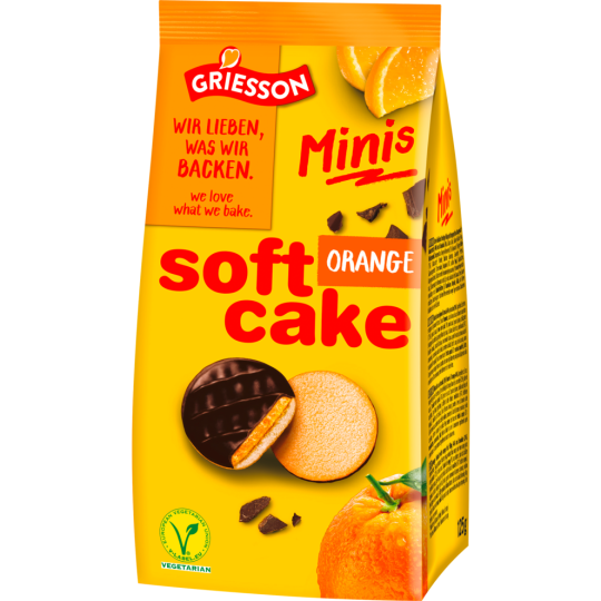 Griesson Minis Soft Cake Orange 125g