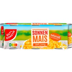 Gut & Günstig Sonnenmais 3x150g