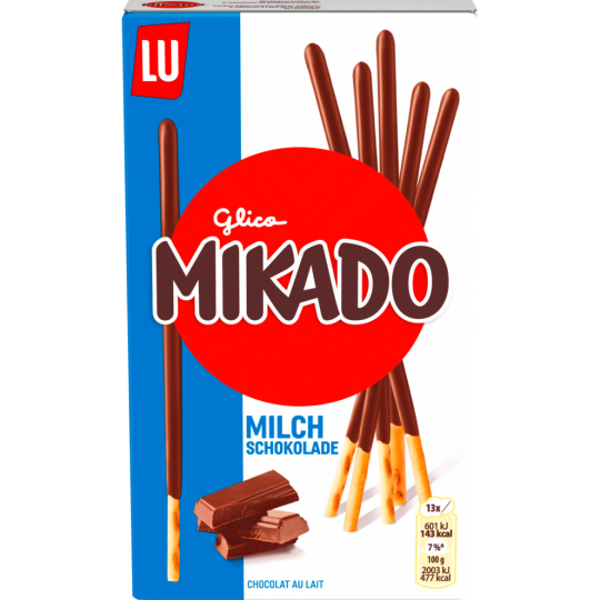 Mikado Sticks Milchschokolade 75g