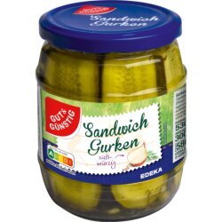 Gut & Günstig Sandwichgurken 530g