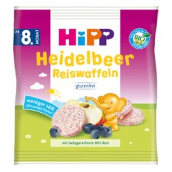 Bio Hipp Heidelb.Reiswaffel30g