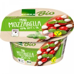 Bio EDEKA Mozzarella Minis 45% 250g