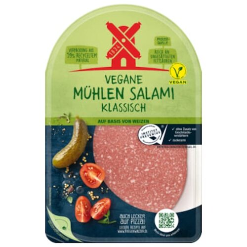 Mühlenhof Vegane Mühlen Salami 80g