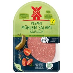Mühlenhof Vegane Mühlen Salami 80g