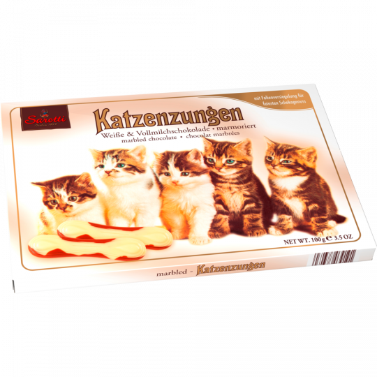 Sarotti Katzenzungen marmoriert 100g