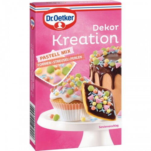 Dr. Oetker Dekor Kreation Pastell Mix 60g