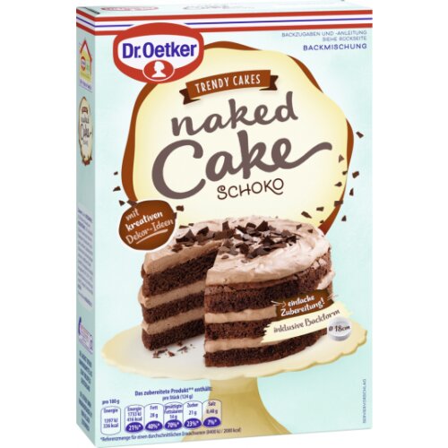 Dr. Oetker Naked Cake Schoko 300g
