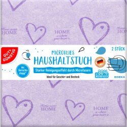 Gut & Günstig Haushaltstuch Microvlies 2ST