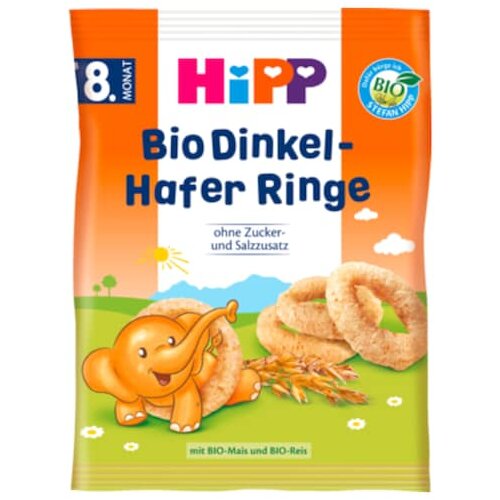 Bio Hipp Dinkel- Hafer Ringe 30g