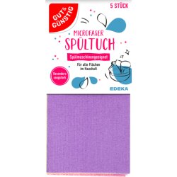 Gut & Günstig Spültuch Microfaser 5ST