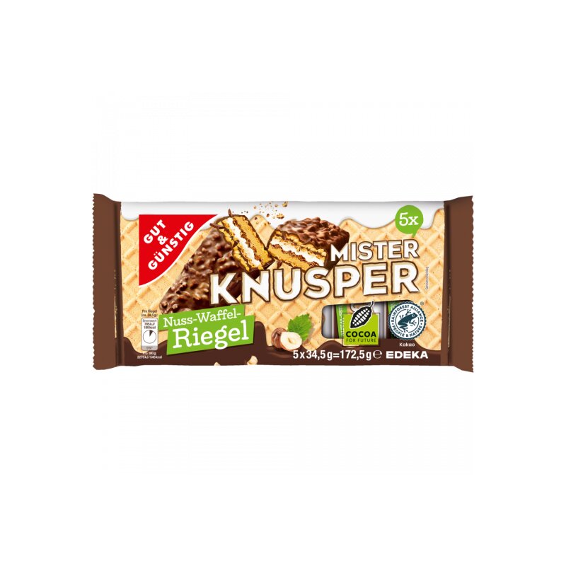 Gut &amp; Günstig Mister Knusper 5x 34,5g - Lebensmittel-Versand.eu | Leb