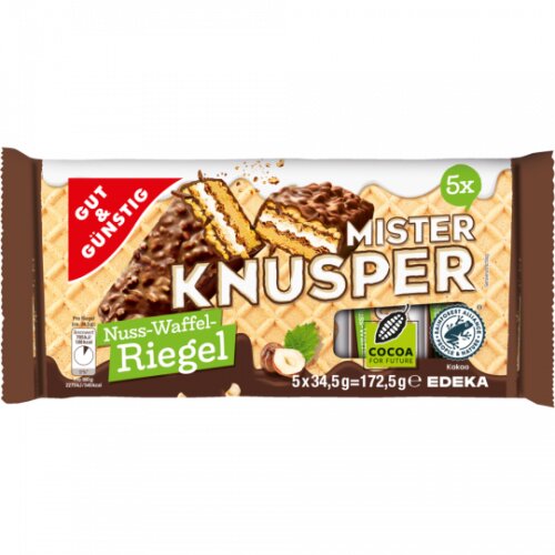 Gut & Günstig Mister Knusper 5x 34,5g