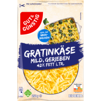Gut & Günstig Gratinkäse 42% 250g