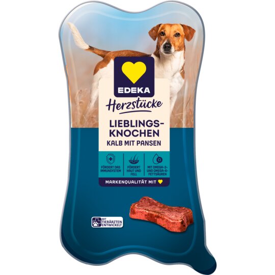 Edeka Knochenformschale Kalb & Pansen 175g