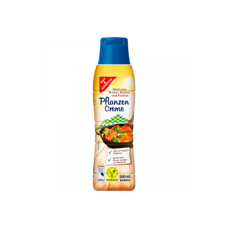 Gut & Günstig Pflanzencreme 500ml Lebensm