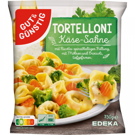 Gut & Günstig Tortelloni Käse-Sahne 750g