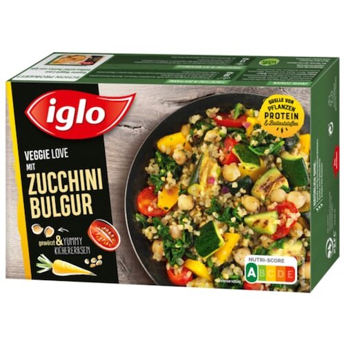 Iglo Veggie Love mit Zuccini & Bulgur 400g