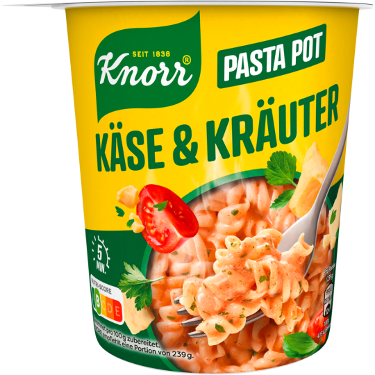 Knorr Pasta Snack in Käse Kräuter 59g