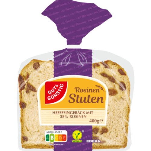 Gut & Günstig Rosinenstuten 400g