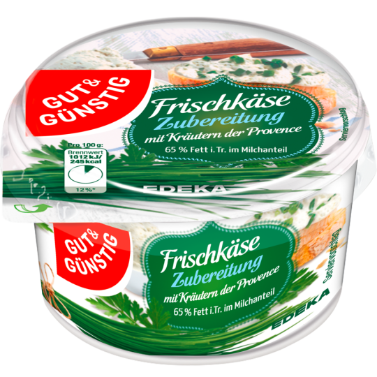 Gut & Günstig Frischkäse 65% Doppelrahm 150g