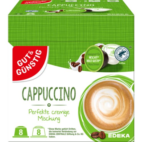 Gut & Günstig Cappuccino Kapseln  DG 186g