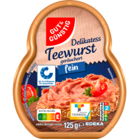 Gut & Günstig Teewurst fein Becher 125g QS