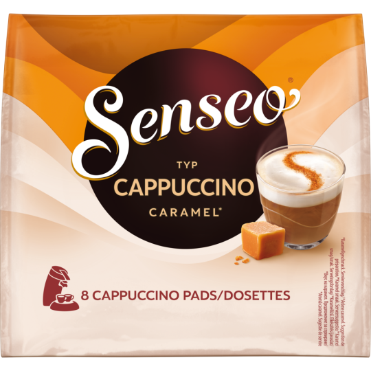 Senseo Kaffeepads Cappuccino / Caramel 8er