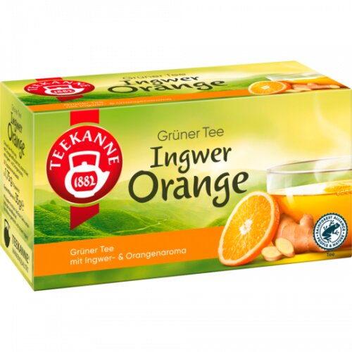 Teekanne Grüner Tee Orange-Ingwer 20er