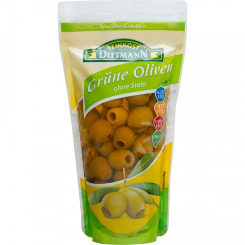 Feinkost Dittmann Oliven grün ohne Stein 250g