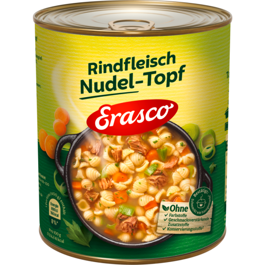 Erasco Rindfleisch Nudeltopf 800g
