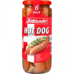 Böklunder Hot Dog Würstchen 6er 550g